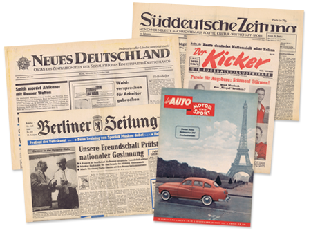 Originalzeitungen aus dem 70er Jahren